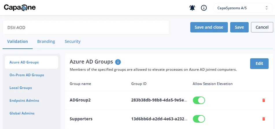 AdminOnDemand & Azure AD