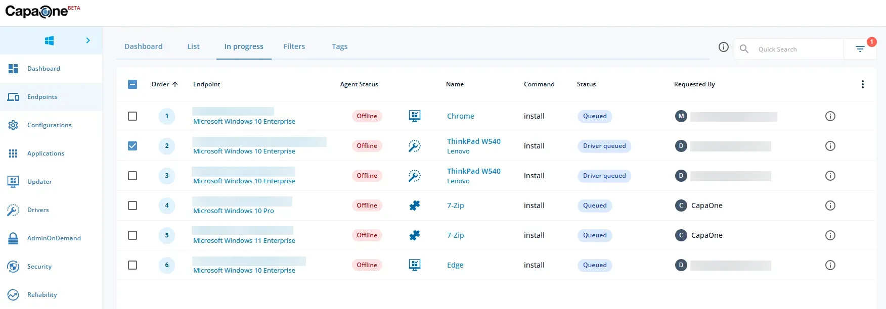 User Experience improvements