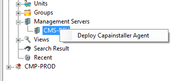 Deploy CapaInstaller Agent from Configuration Manager Deploy CapaInstaller Agent from Configuration Manager