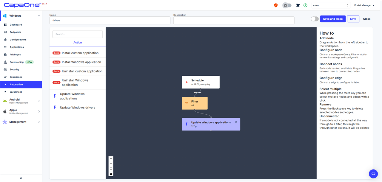 Workflow flow board